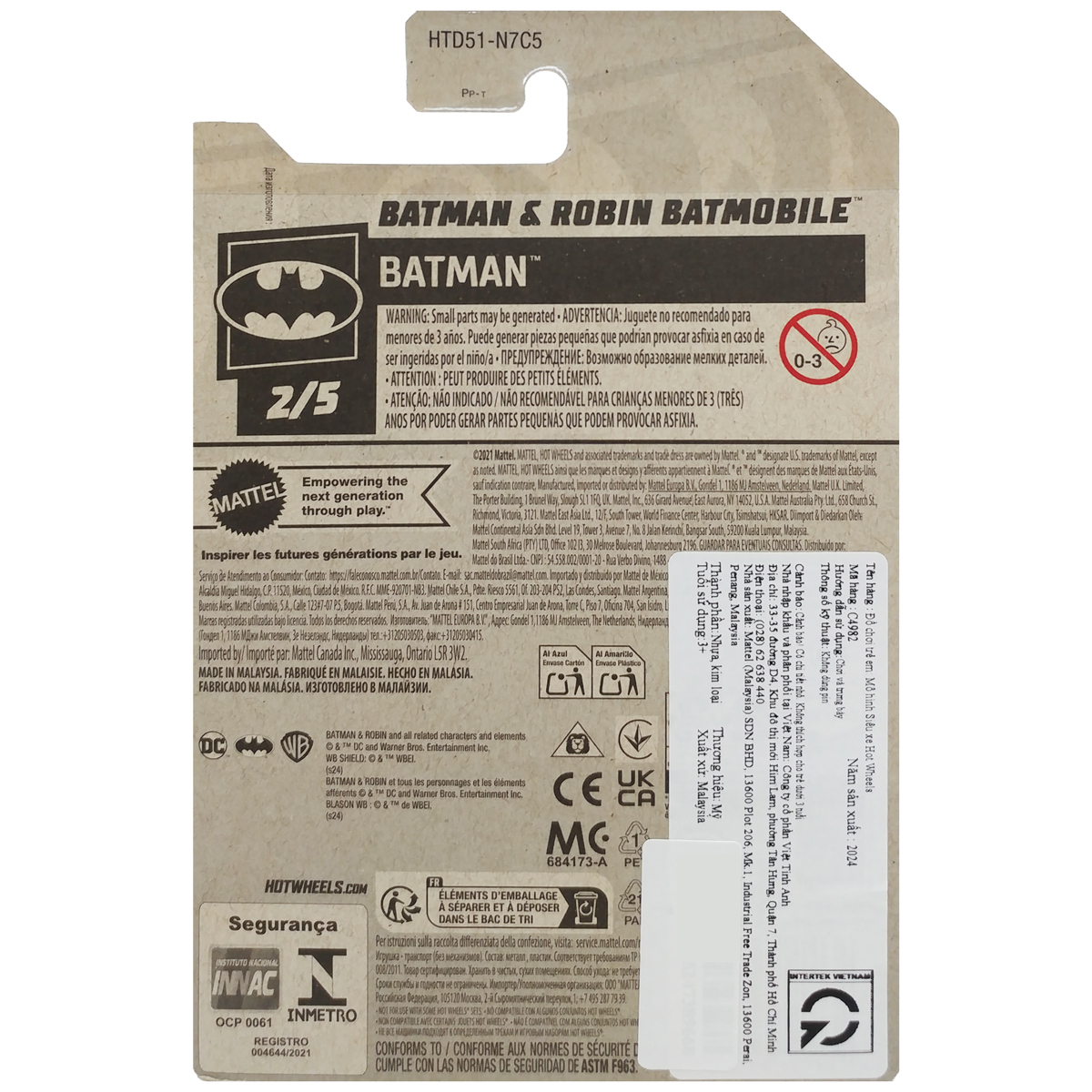 Si U Xe Hot Wheels C Batman Robin Batmobile M U M U Giao Ng U N Fahasa