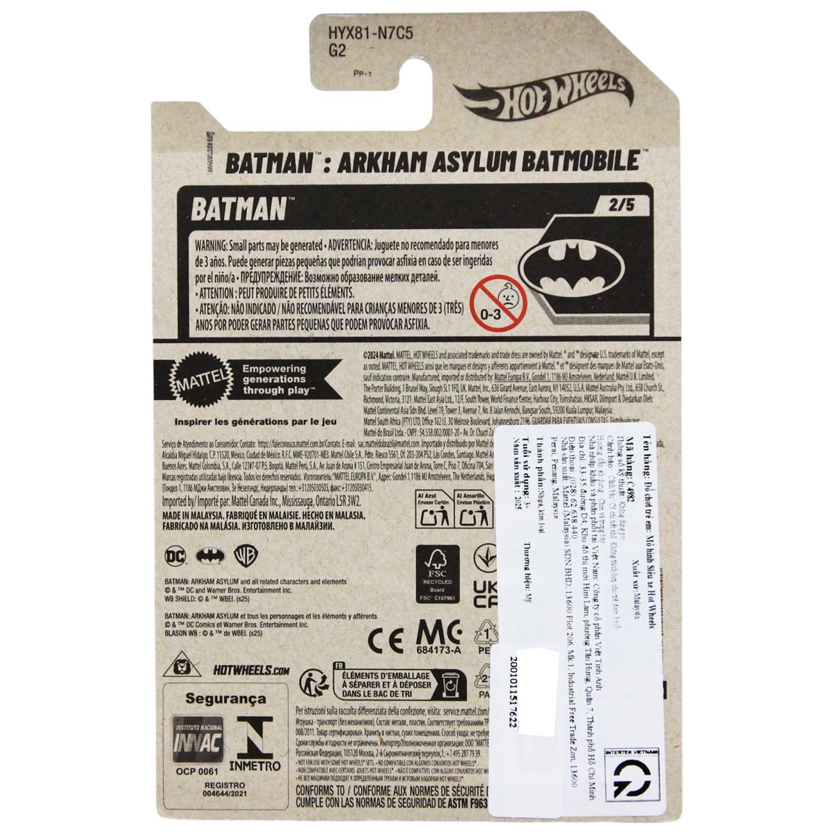 Si U Xe Hot Wheels C Batman Robin Batmobile M U M U Giao Ng U N Fahasa