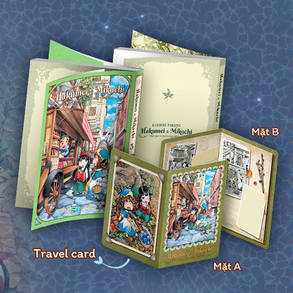 Hakumei Và Mikochi - Thế Giới Tí Hon Trong Rừng Sâu - Tập 3 - Bản Đặc Biệt - Tặng Kèm Bìa Áo + Travel Card 2 Mặt 