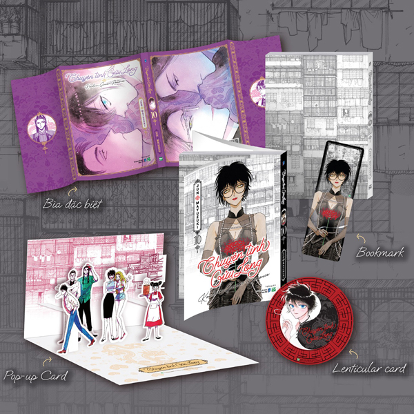 Chuyện Tình Cửu Long - Tập 10 - Bản Sưu Tầm - Tặng Kèm Bookmark + Bìa Đặc Biệt + Card 3D Âm Dương + Pop-Up Card