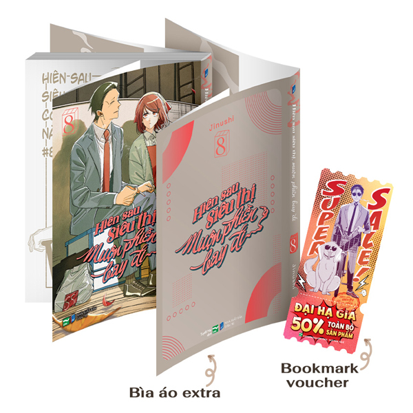 Hiên Sau Siêu Thị Muộn Phiền Bay Đi - Tập 8 - Bản Đặc Biệt - Tặng Kèm Bìa Áo Extra + Bookmark Voucher