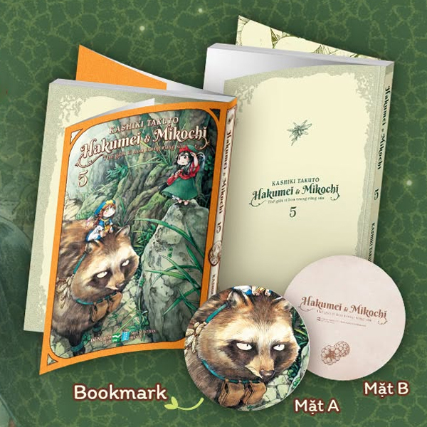 Hakumei Và Mikochi - Thế Giới Tí Hon Trong Rừng Sâu - Tập 5 - Bản Đặc Biệt - Tặng Kèm Bookmark 2 Mặt
