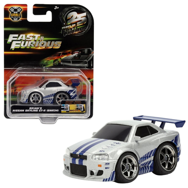 Đồ Chơi Mô Hình Xe Small Blocks  1:43 - Jada Toys - Brian's Nissan Skyline GT-R (BNR34)