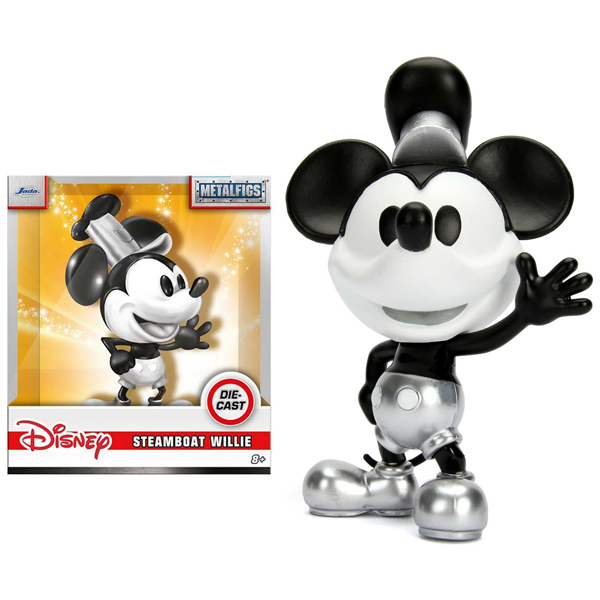 Đồ Chơi Mô Hình Sưu Tầm Disney 4 Inch - Jada Toys 30025 - Steamboat Willie