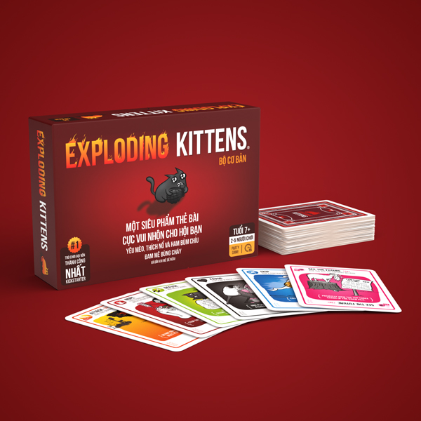 Boardgame Mèo Nổ Phiên Bản Cơ Bản - Exploding Kittens