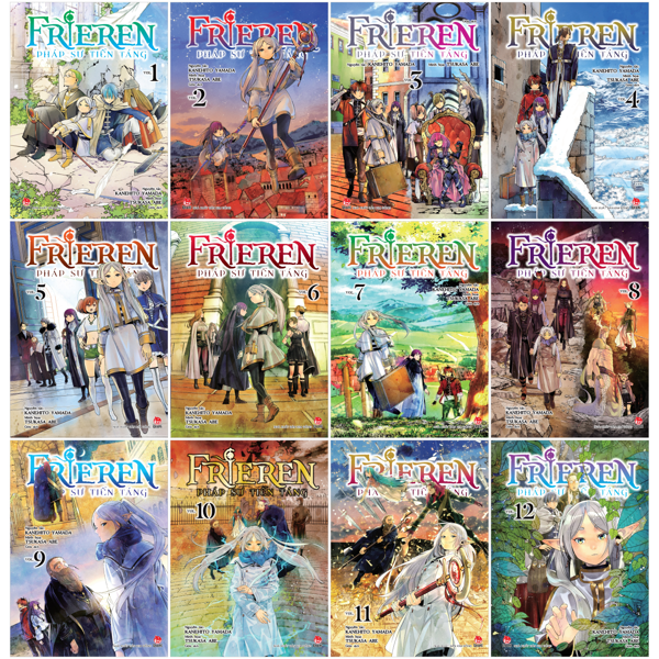 Truyện Tranh Combo Manga - Frieren - Pháp Sư Tiễn Táng: Tập 1 - 12 (Bộ 12 T� - Yamada Yusuke