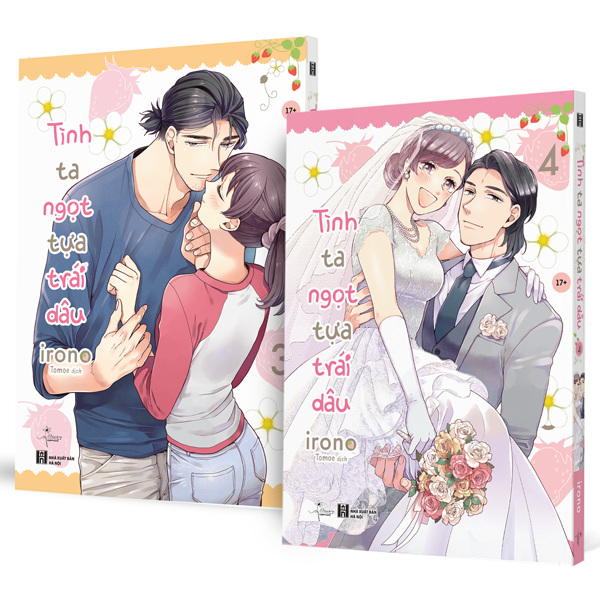 Bộ Manga - Tình Ta Ngọt Tựa Trái Dâu - Tập 3 + Tập 4 (Bộ 2 Tập) - Bản Đặc Biệt - Tặng Kèm Postcard