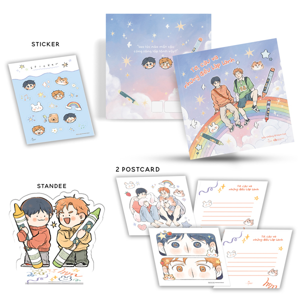 Tớ, Cậu Và Những Điều Lấp Lánh - Bản Đặc Biệt - Tặng Kèm 1 Set Sticker + 2 Postcard + 1 Standee Chibi Acrylic