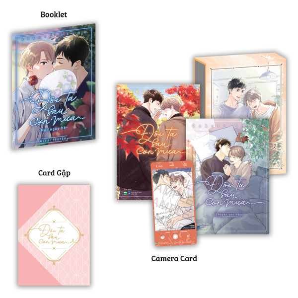 Boxset Manga - Đôi Ta Sau Cơn Mưa - Phần 2 - Tháng Ngày Tiếp Nối: Chuyện Sau Này + Mãi Mãi (Hộp 2 Cuốn) - Bản Đặc Biệt - Tặng Kèm Card Gập + Camera Card + Ngoại Truyện 32 Trang Đặc Biệt