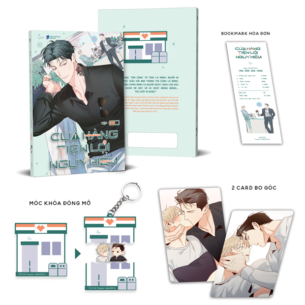 Cửa Hàng Tiện Lợi Nguy Hiểm - Tập 3 - Bản Đặc Biệt - Tặng Kèm 1 Bookmark Hóa Đơn + 2 Card Bo Góc + 1 Móc Khóa Đóng Mở Acrylic