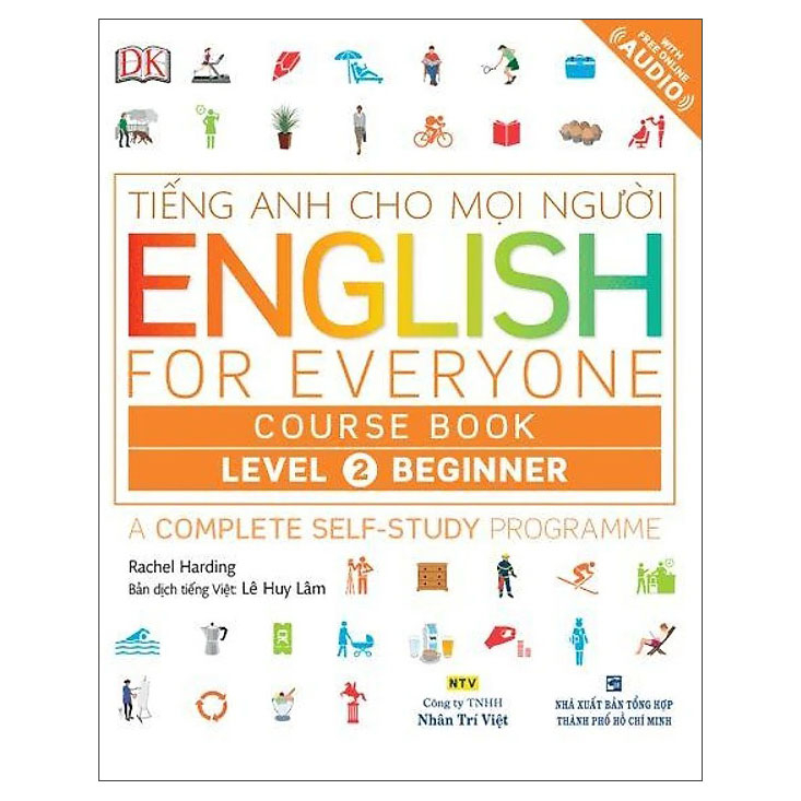 Sách Tiếng Anh Cho Mọi Người - English For Everyone - Level 2 Beginner - Course - Rachel Jonat