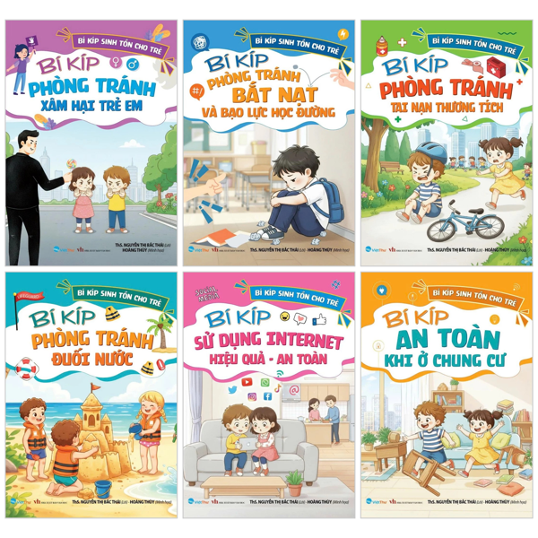 Sách Bộ Sách Bí Kíp Sinh Tồn Cho Trẻ (Bộ 6 Cuốn) - Nguyễn Thị Thuý