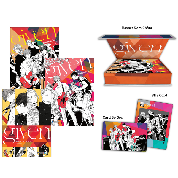 Sách [Phiên chợ sách cũ] Bộ Manga - Given: Tập 1-3 (Bộ 3 Tập) - Bản Sư ...