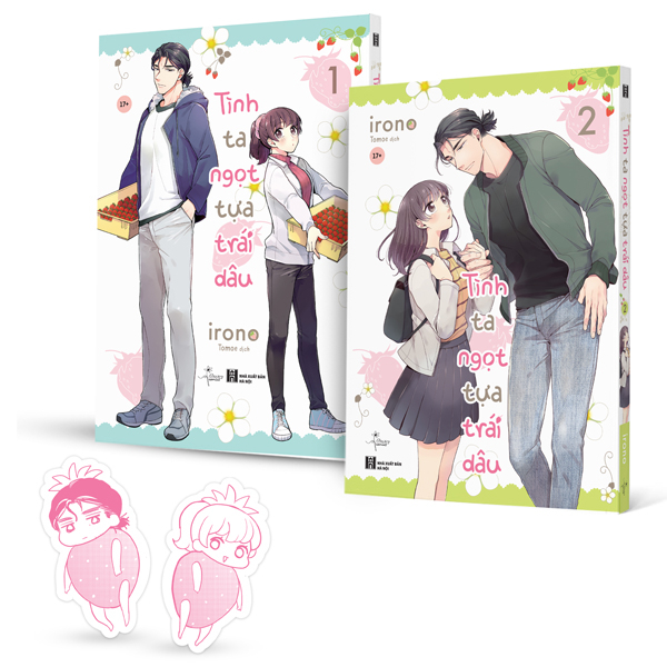 Bộ Manga - Tình Ta Ngọt Tựa Trái Dâu - Tập 1 + Tập 2 (Bộ 2 Tập) - Tặng Kèm 2 Bookmark