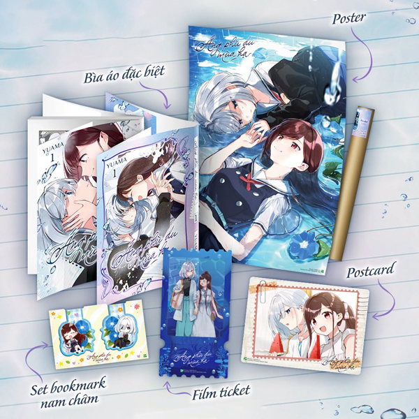 Áng Phù Du Mùa Hạ - Tập 1 - Bản Sưu Tầm - Tặng Kèm Postcard + Bìa Áo Đặc Biệt + Set 2 Bookmark Nam Châm + Film Ticket + Poster