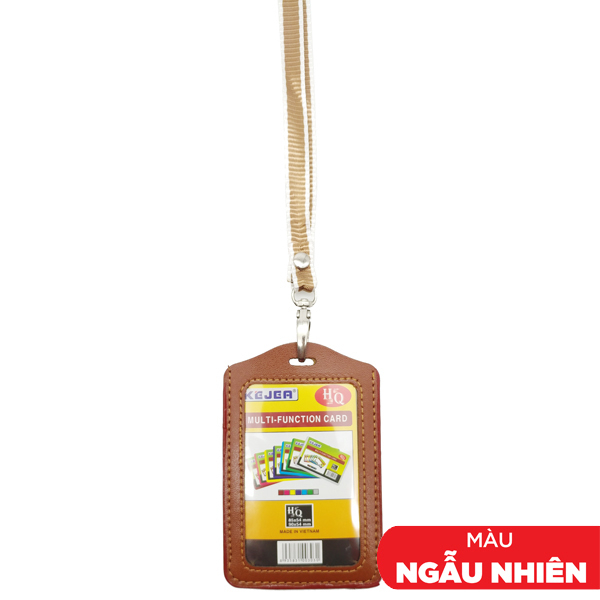 Bảng Tên Dọc Dây Móc Sọc HQ Da Wenxin - Kejea - Màu Nâu (Sắc Độ Màu Giao Ngẫu Nhiên)
