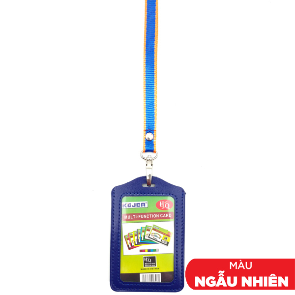 Bảng Tên Dọc Dây Móc Sọc HQ Da Wenxin - Kejea - Màu Xanh (Sắc Độ Màu Giao Ngẫu Nhiên)