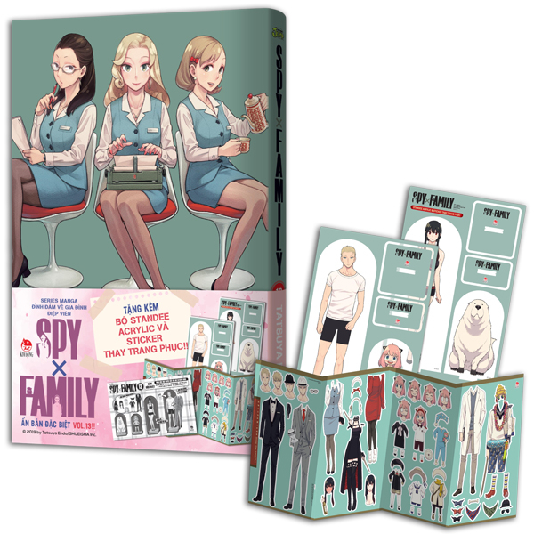 Spy X Family - Tập 13 - Bản Đặc Biệt - Tặng Kèm Set Standee Acrylic + Set Sticker