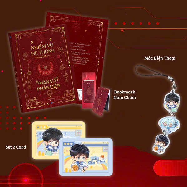 Nhiệm Vụ Hệ Thống Của Nhân Vật Phản Diện - Tập 2 - Bản Đặc Biệt - Tặng Kèm Bookmark Nam Châm + Móc Điện Thoại + 2 Card Bo Góc