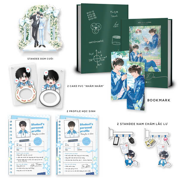 Triêu Du - Toàn Tập - Bìa Cứng - Tặng Kèm 1 Bookmark + 2 Profile Học Sinh + 2 Card PVC + 2 Standee Nam Châm + 1 Standee Cưới