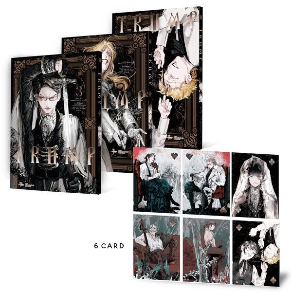 Bộ Manga - Trump: Tập 3 + Tập 4 + Tập 5 (Bộ 3 Tập) - Tặng Kèm Set 6 Card