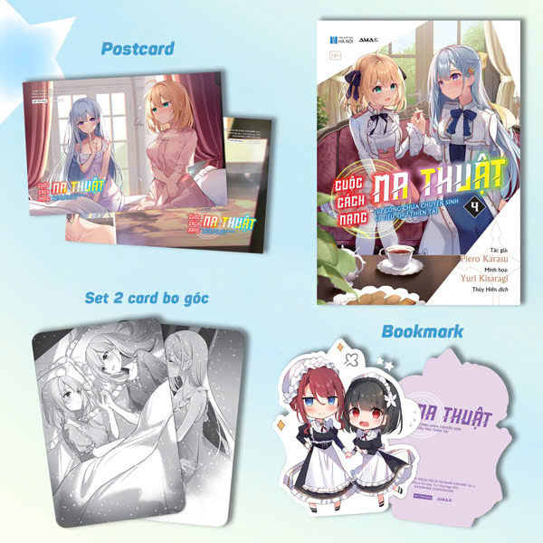 [Light Novel] Cuộc Cách Mạng Ma Thuật Của Công Chúa Chuyển Sinh Và Tiểu Thư Thiên Tài - Tập 4 - Tặng Kèm 2 Card Bo Góc + 1 Bookmark + 1 Postcard