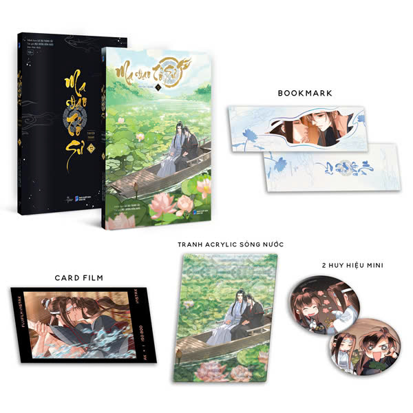 Ma Đạo Tổ Sư - Bản Truyện Tranh - Tập 12 - Bản Đặc Biệt - Tặng Kèm 1 Bookmark + 1 Card Film PVC + 1 Tranh Acrylic Hiệu Ứng Sóng Nước + 2 Huy Hiệu Mini