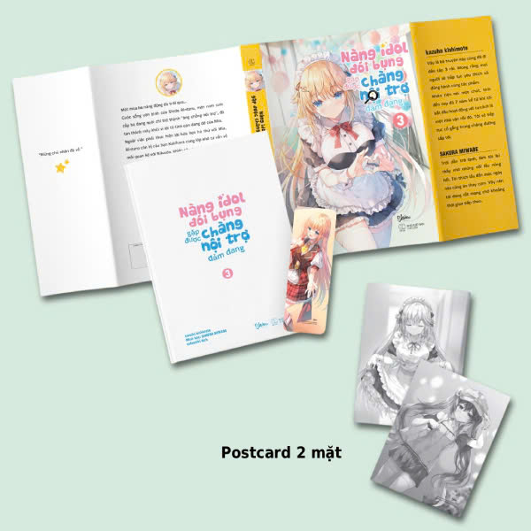 Nàng Idol Đói Bụng Gặp Được Chàng Nội Trợ Đảm Đang - Tập 3 - Bản Đặc Biệt - Tặng Kèm Bookmark Bo Góc + Postcard Hai Mặt Phủ Nhũ
