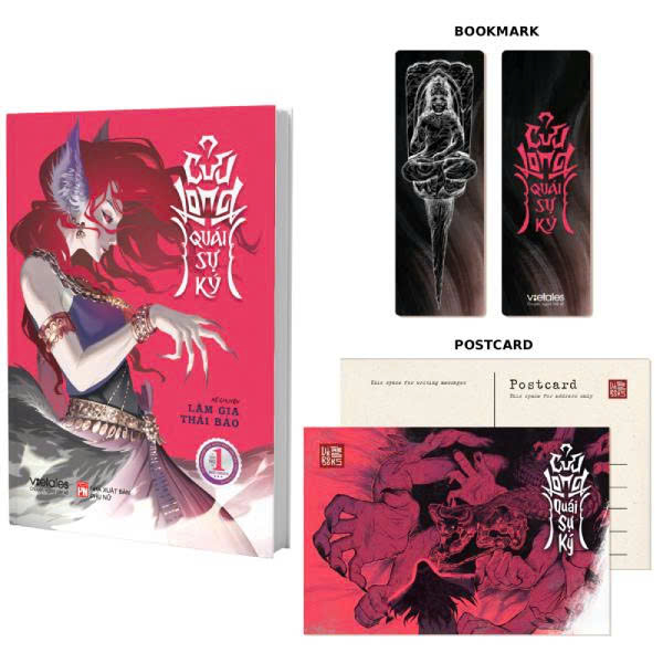Cửu Long Quái Sự Ký - Thiên 1 - Thất Sơn U Linh - Bìa Cứng - Tặng Kèm Bookmark +  Postcard