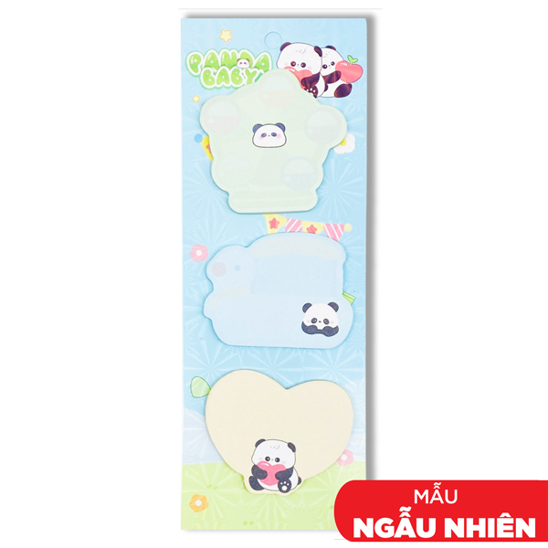 Giấy Note - Jin Na Xing A12-6-7-8 - Panda Baby (Mẫu Màu Giao Ngẫu Nhiên)