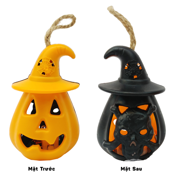 Đèn Bí Ngô Trang Trí Halloween - WanLongDa 129-19 - Màu Đen