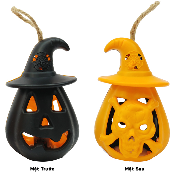 Đèn Bí Ngô Trang Trí Halloween - WanLongDa 129-19 - Màu Cam