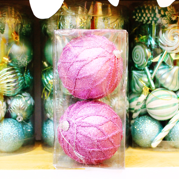 Hộp 2 Trái Châu Trang Trí Giáng Sinh - WanLongDa YT23153-10