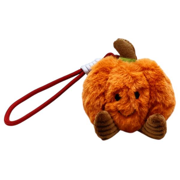 Móc Khóa Thú Bông Halloween Bí Ngô 10 cm - Hongwang Toys TRJ-0582