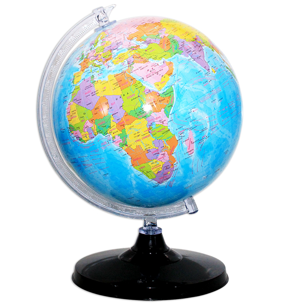 Quả Địa Cầu ɸ33 Đế Nhựa - Tiếng Việt