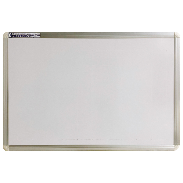 Bảng Viết Bút Lông - 122 x 82 cm - Kẻ Ô - Bavico - Màu Trắng