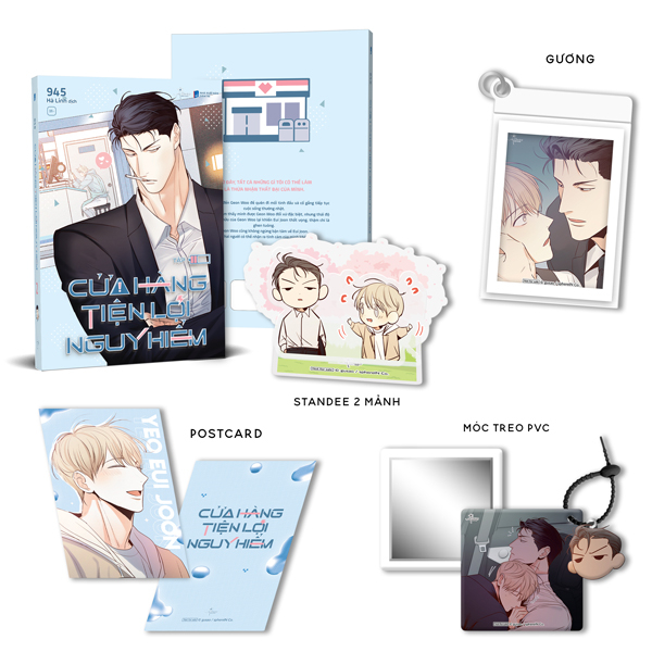Cửa Hàng Tiện Lợi Nguy Hiểm - Tập 2 - Bản Đặc Biệt - Tặng Kèm Postcard + Standee Chibi Acrylic 2 Mảnh + Móc Khóa Gương Acrylic + Móc Treo PVC