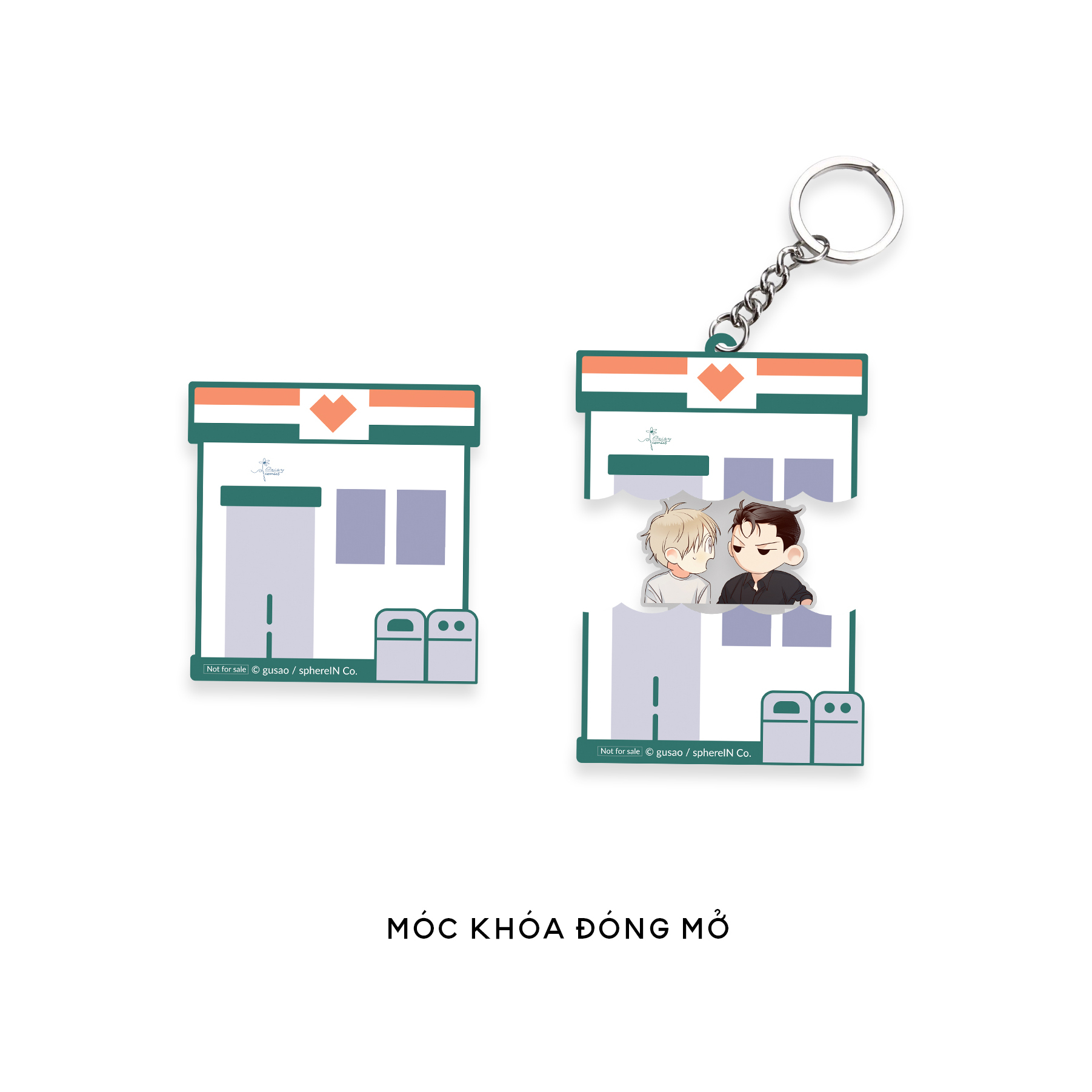 Quà Tặng Móc Khóa Đóng Mở Acrylic - Cửa Hàng Tiện Lợi Nguy Hiểm - Tập 3 - Bản Đặc Biệt