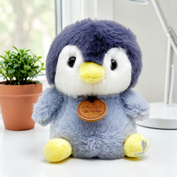 Thú Bông Chim Cánh Cụt Lông Xù 20 cm - ZooZoo 20120