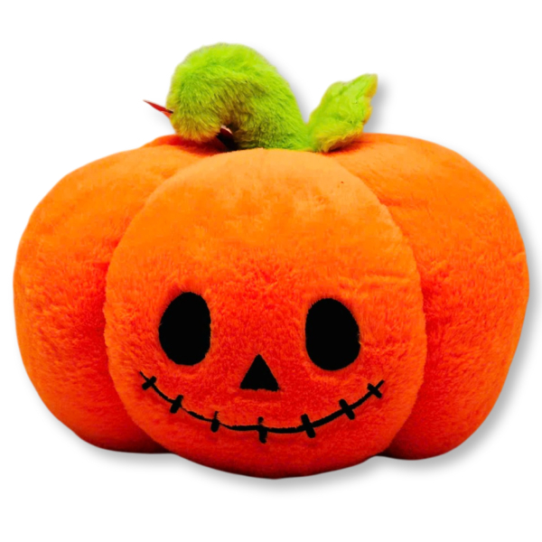 Thú Bông Bí Ngô Halloween Lông Xù 25 cm - Zoozoo 2516025 - Màu Cam - Mẫu 1