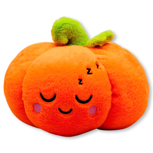 Thú Bông Bí Ngô Halloween Lông Xù 25 cm - Zoozoo 2516025 - Màu Cam - Mẫu 2