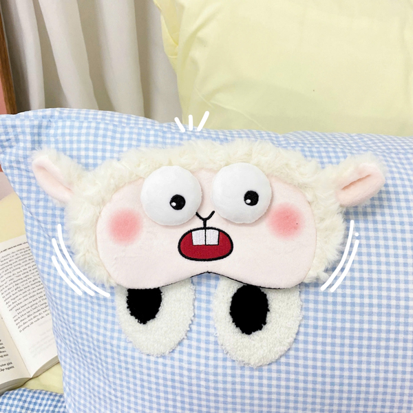 Bịt Mắt Ngủ Cừu Có Túi Nước 4m - ZooZoo 018025 - Màu Trắng