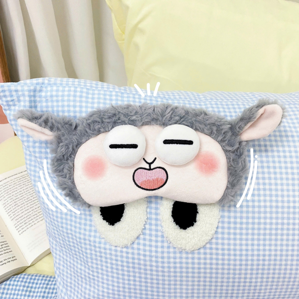Bịt Mắt Ngủ Cừu Có Túi Nước 4m - ZooZoo 018025 - Màu Xám