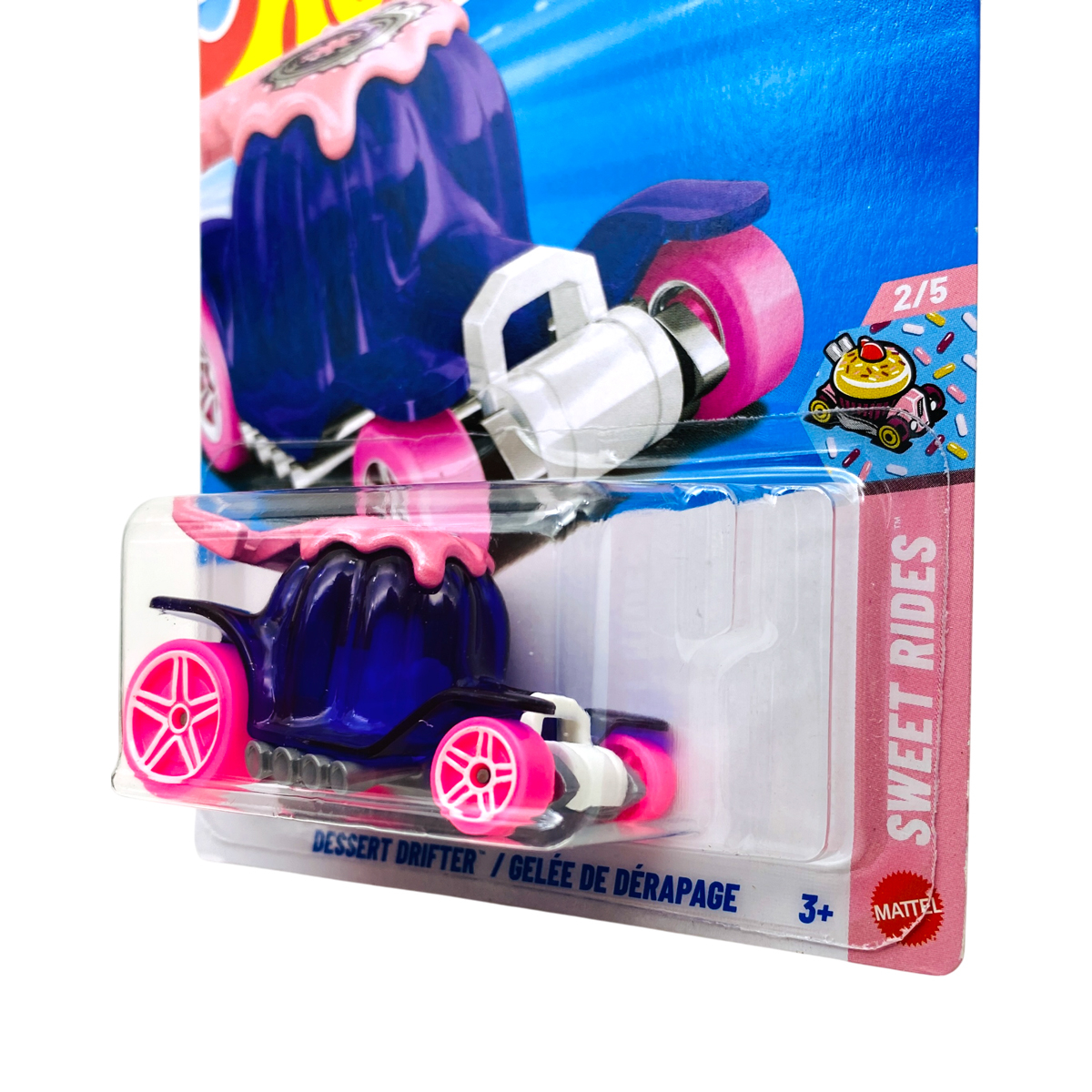 Hot Wheels fémautó, Dessert Drifter, 1:64, kék