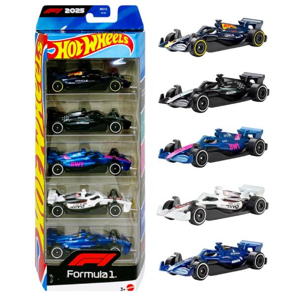 Bộ 5 Siêu Xe Hot Wheels 1806H - Formula 1