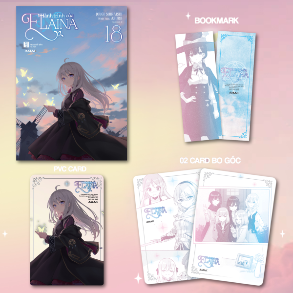 [Light Novel]Hành Trình Của Elaina - Tập 18 - Tặng Kèm 1 PVC Card + 2 Card Bo Góc + 1 Bookmark
