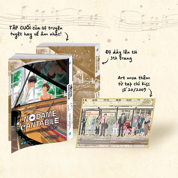 Nodame Cantabile - Khúc Ngẫu Hứng Của Nodame - New Edition - Tập 13 - Bản Đặc Biệt - Tặng Kèm Card Mỹ Thuật