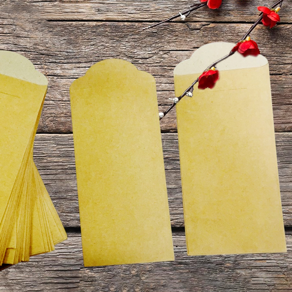 Bộ 10 Bao Lì Xì Kraft Trơn 160gsm - Vinacraft