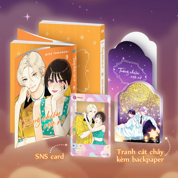 Trăng Chiều Rực Rỡ - Tập 9 - Bản Đặc Biệt - Tặng Kèm SNS Card + Tranh Cát Chảy Kèm Backpaper