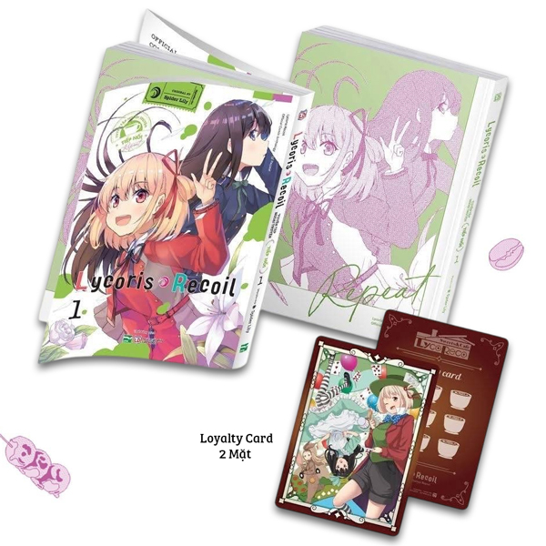 Lycoris Recoil - Tuyển Tập Ngoại Truyện “Tiếp Nối” - Tập 1 - Bản Đặc Biệt - Tặng Kèm Loyalty Card